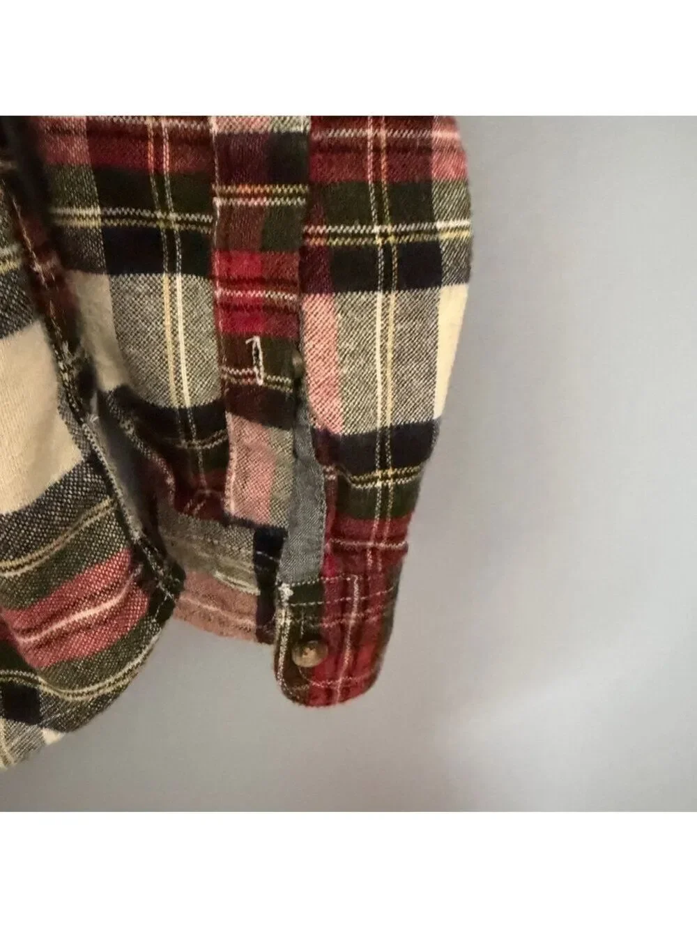 J.Crew Flannel Shirt with Elbow Patches Size Small